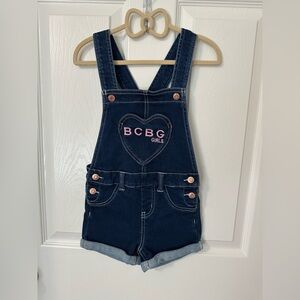 BCBGirls Navy Overalls with Heart Design